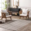 Nuloom Lydie Bohemian Banded Cotton Area Rug