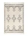Nuloom Mackie Moroccan Diamond Tassel Area Rug In Neutral
