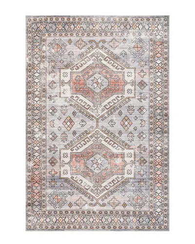 Nuloom Mae Tribal Washable Rug In Grey