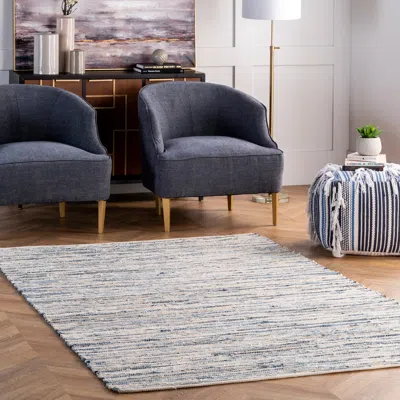 Nuloom Maile Cotton Area Rug In Blue
