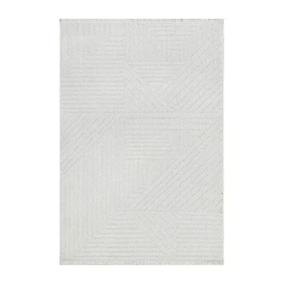 Nuloom Makena 6'x6' Indoor Round Area Rug In White