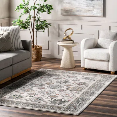 Nuloom Malinda Traditional Bordered Area Rug In Blue