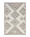 Nuloom Marceline Colorful Modern Diamond Fringe Area Rug In Ivory