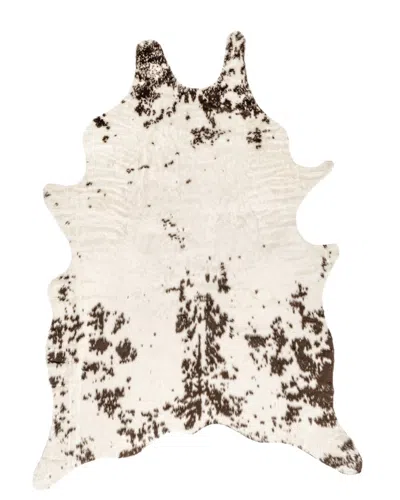 Nuloom Marcia Cowhide Washable Rug In Brown