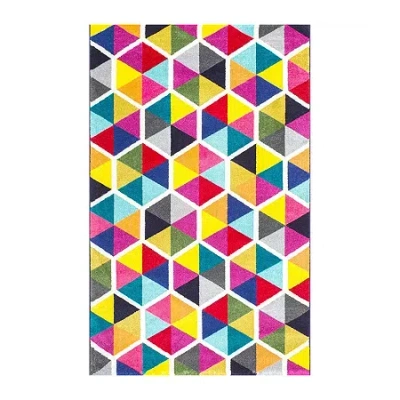 Nuloom Maris Triangle Prism Rug In Multi