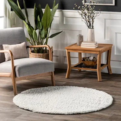 Nuloom Marleen Contemporary Shag Area Rug In Neutral