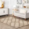 Nuloom Meja Moroccan Lattice Jute Area Rug