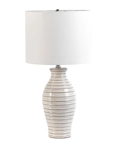 Nuloom Meri 28in Ceramic Table Lamp In White