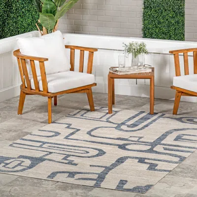 Nuloom Milani Contemporary Machine Washable Indoor/outdoor Area Rug In Multi