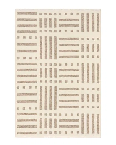Nuloom Mina Superiorwash Modern Stripes Reversible Machine Washable Rug In Brown