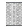 Nuloom Miriam Striped Indoor Outdoor Rectangular Area Rug In Gray