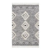Nuloom Moroccan Textured Shaggy Wool Woven Area Rug In Gray