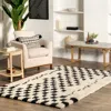 Nuloom Nathalie Modern Checkered Shag Area Rug