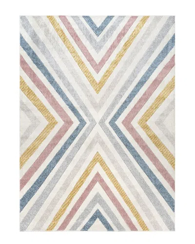 Nuloom Neveah Contemporary Chevron Rug In Multi