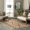 Nuloom Nita Tribal Bands Easy-jute Machine Washable Area Rug