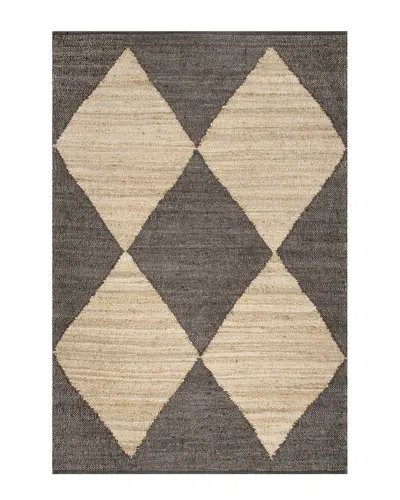 Nuloom Pandora Diamond Jute Rug In Black