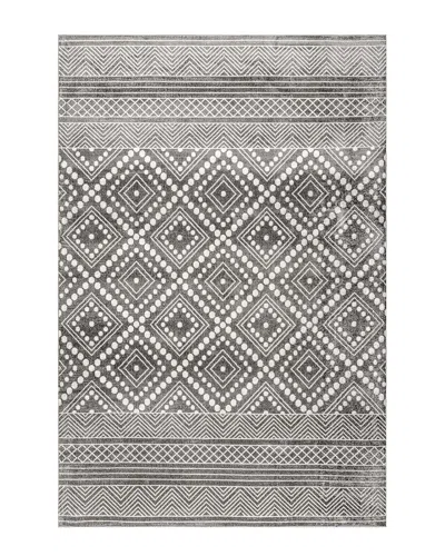 Nuloom Phyllis Diamond Washable Rug In Grey