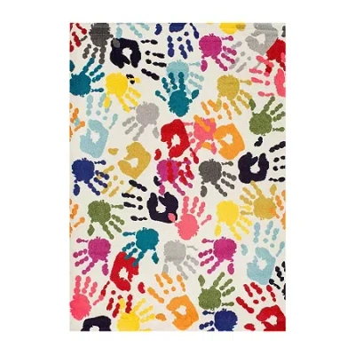 Nuloom Pinkie Handprint Rug In Multi