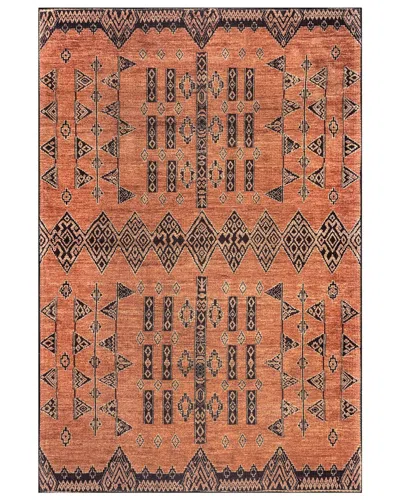 Nuloom Quincy Cotton-blend Traditional Area Rug In Rust