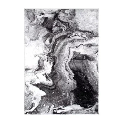 Nuloom Remona Abstract Rug In Gray