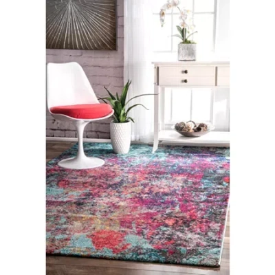Nuloom Reva Abstract Rug In Multi