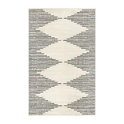 Nuloom Romina Stripes Diamond Indoor Rectangular Accent Rug In Gray