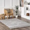 Nuloom Roselia Transitional Lined Tasseled Area Rug