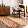 Nuloom Rubi Braided Stripes Jute Area Rug