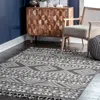 Nuloom Ryan Banded Tribal Printed Flatweave Area Rug