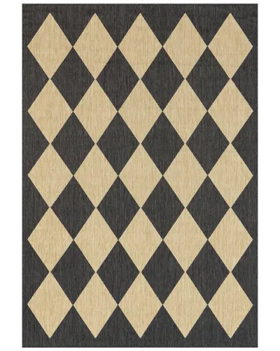Nuloom Sabina Diamond Trellis Indoor/outdoor Polypropylene & Polyester Area  Rug In Beige