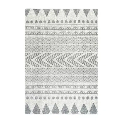 Nuloom Shaina Tribal Rug In Gray
