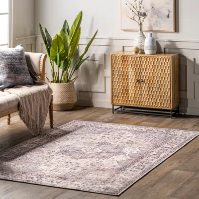 Nuloom Sharyn Traditional Vintage Cotton Area Rug In Blue