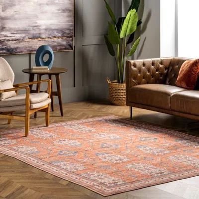 Nuloom Sky Machine Washable Global Inspired Area Rug In Multi