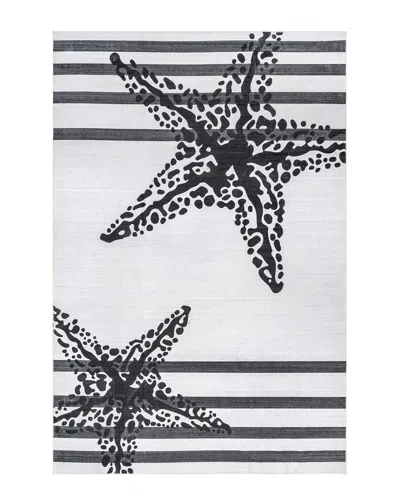 Nuloom Starfish Machine Washable Area Rug In Gray