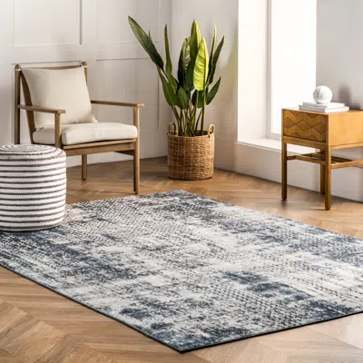 Nuloom Taylor Modern Abstract Area Rug In Blue