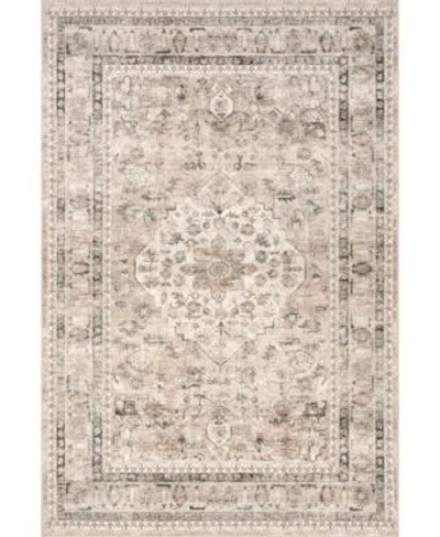 Nuloom Teahouse Davi Rug Collection In Taupe