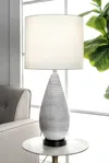 Nuloom Tempe 27" Glass & Metal Table Lamp