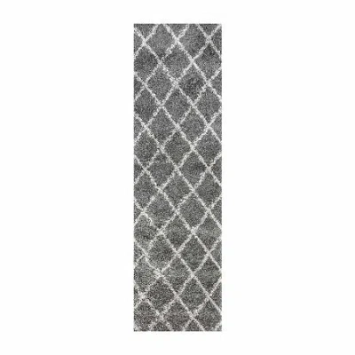 Nuloom Tess 32"x96" Indoor Rectangular Runner In Gray