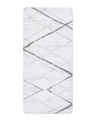 Nuloom Thigpen Contemporary Anti Fatigue Comfort Mat Rug In Light Grey