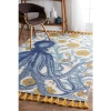 Nuloom Thomas Paul Flatweave Cotton Octopus Rug In Multi