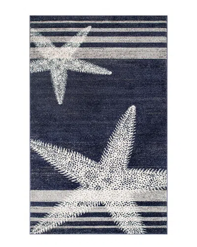 Nuloom Thomas Paul Power Loomed Starfish Rug In Blue