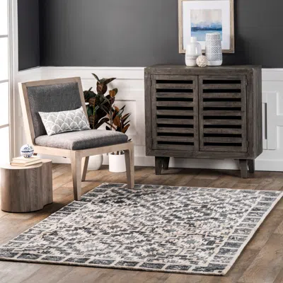 Nuloom Trena Tribal Geometric Area Rug In Brown