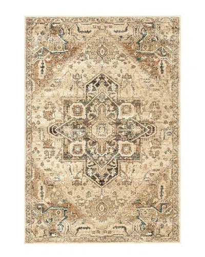 Nuloom Tribal Medallion Tabetha Rug In Tan