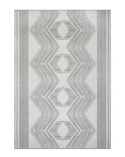 Nuloom Tuca Flatweave Indoor/outdoor Rug In Gray