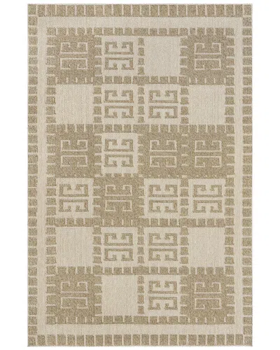 Nuloom Valorie Mediterranean Indoor/outdoor Polypropylene Area Rug In Beige