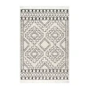 Nuloom Vasiliki Moroccan Tribal Tassel Area Rug In White
