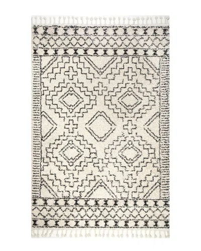 Nuloom Vasiliki Rug In White