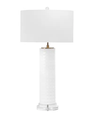 Nuloom Verona 31in Glass Table Lamp In White