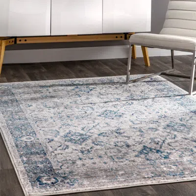 Nuloom Vintage Anaelle Area Rug In Gray