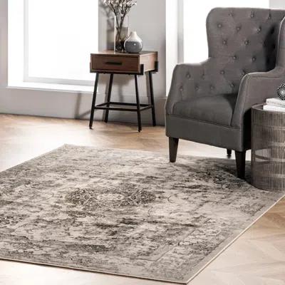 Nuloom Vintage Dinah Area Rug In Gray